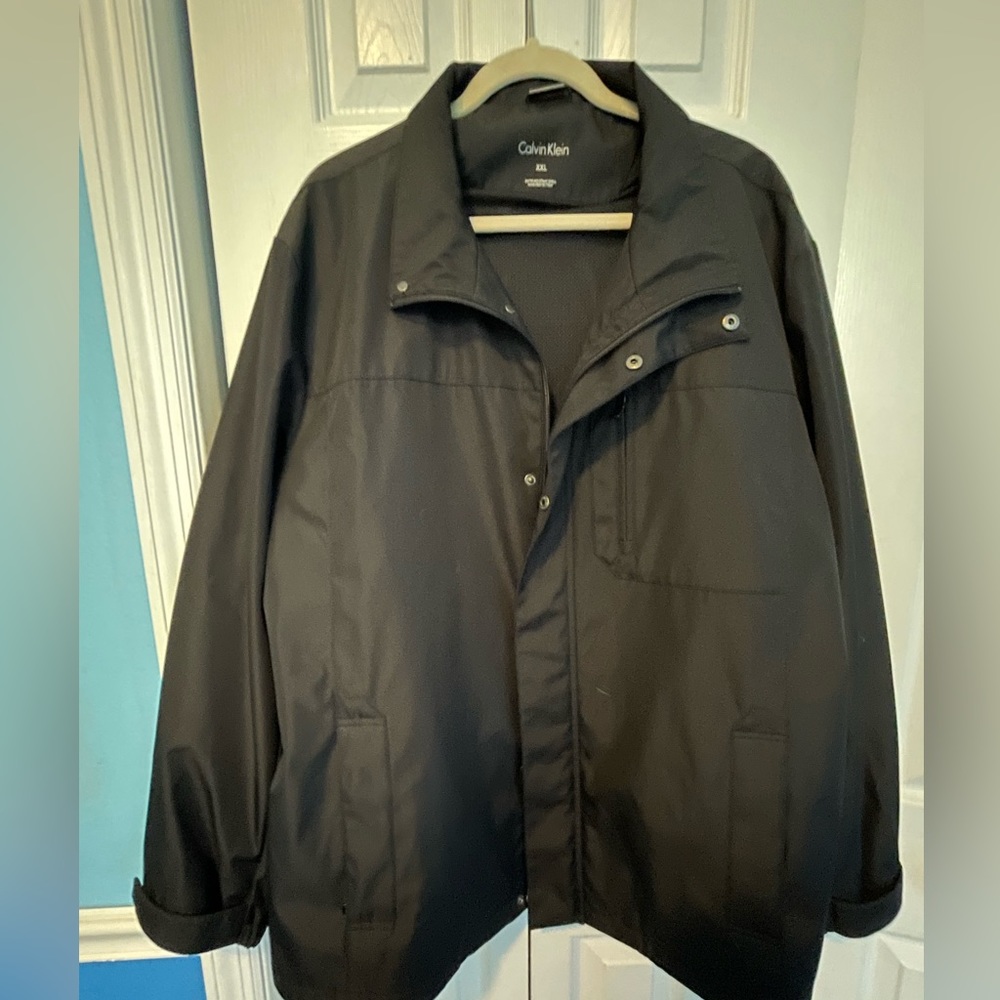 NWOT Calvin Klein Mens Coat Wind and Water Resistant Jacket